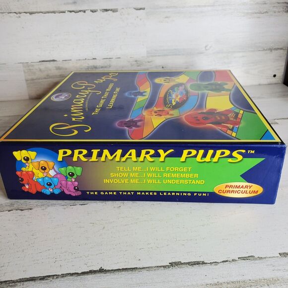 HTF Primary Pups Educational Curriculum Board Game Grades 1-3 MISSING 1 CARD - Picture 8 of 9